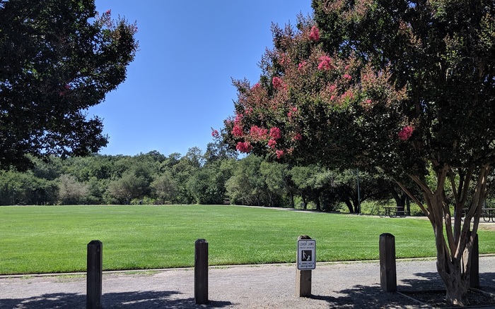 Badger Park Dog Park off-leash dog area in Healdsburg
