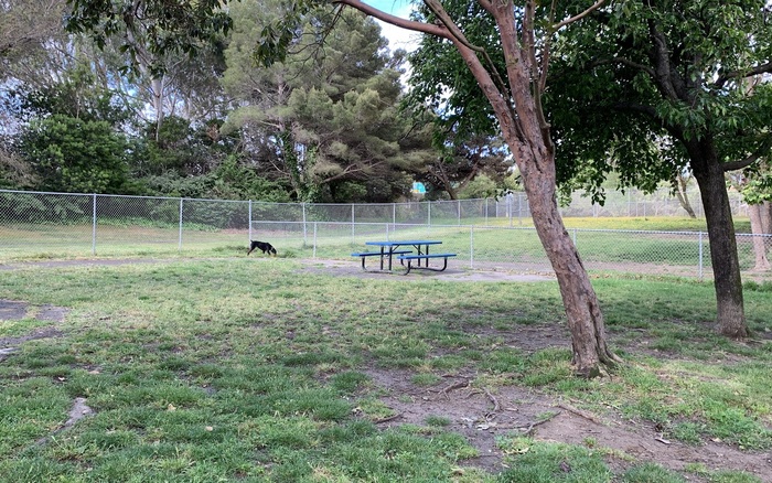 Commodore Park Dog Park off-leash dog area in San Bruno