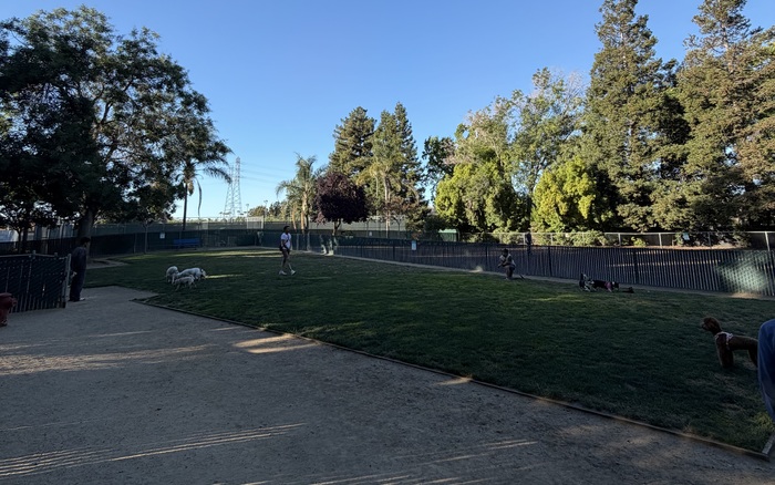 Small-dog area at Las Palmas Park dog park in Sunnyvale