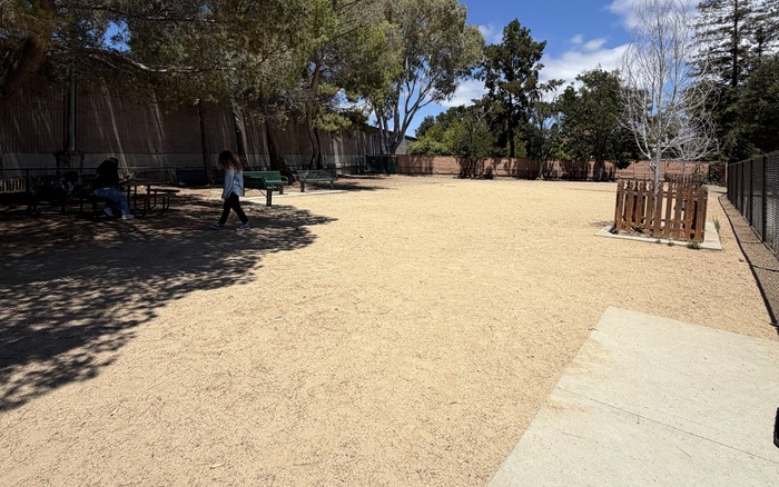 Big-dog area at Mary Avenue Dog Park in Cupertino