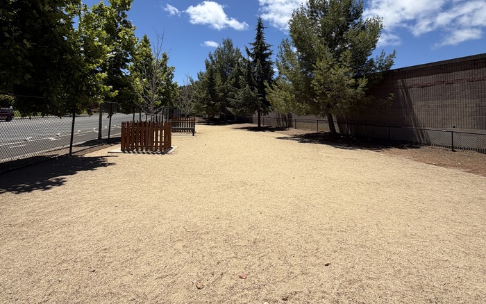 Small-dog area at Mary Avenue Dog Park in Cupertino