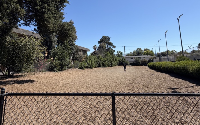 Rengstorff Park fenced dog park in Mountain View