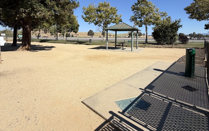 Small-dog area at Shoreline Dog Park in Mountain View